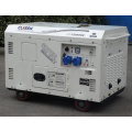 6KVA Super Stille Dieselgenerator Set Luftgekühlte elektrische Elektrik